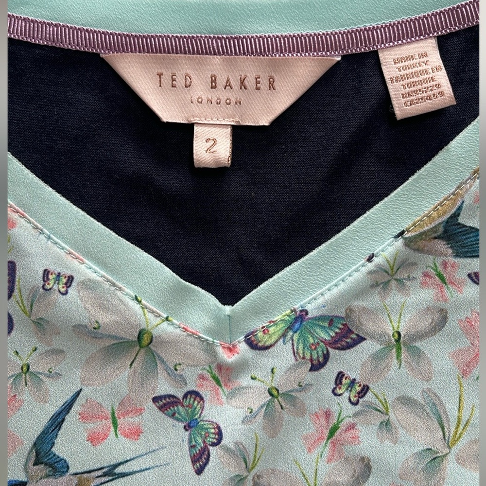 { Ted Baker } - V-Neck Sleeveless Top - Picture 4 of 4